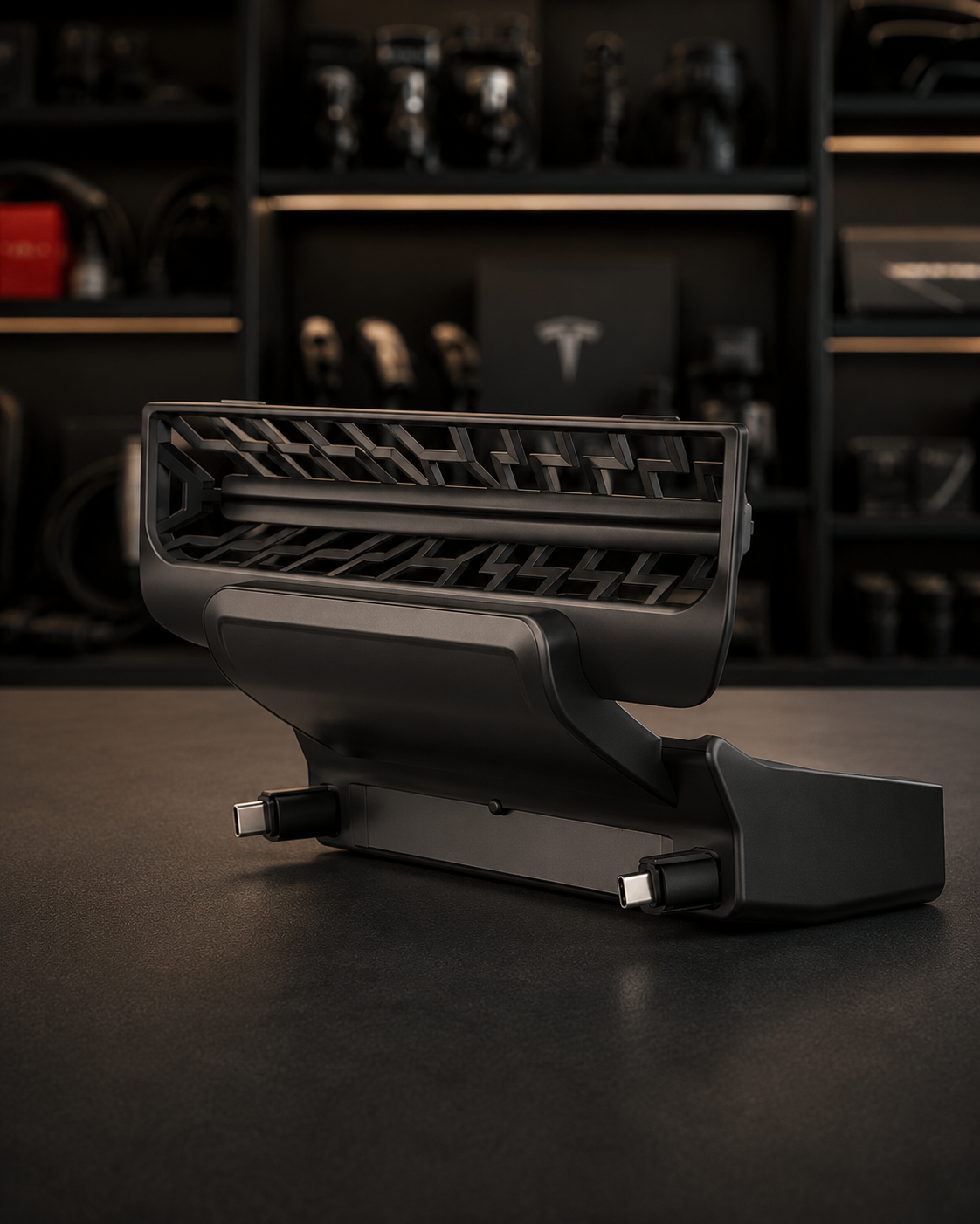 Cargador Con Cables Retractiles Para Puestos Traseros