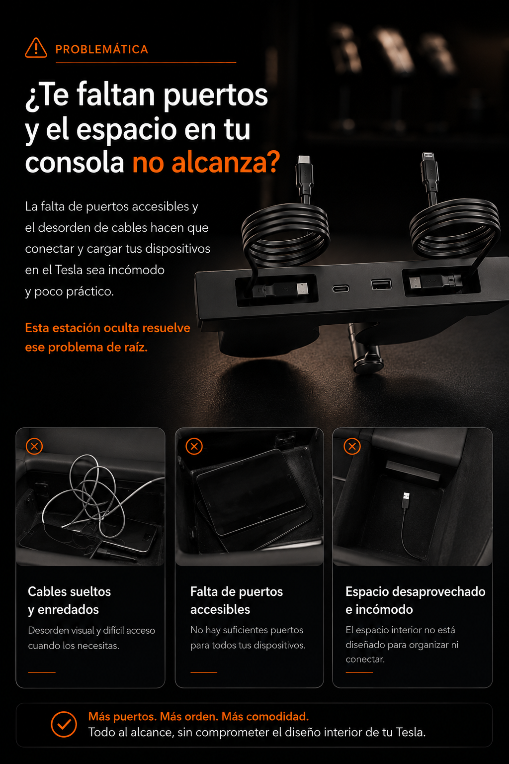 Docking Station | Model Y Juniper y Model 3
