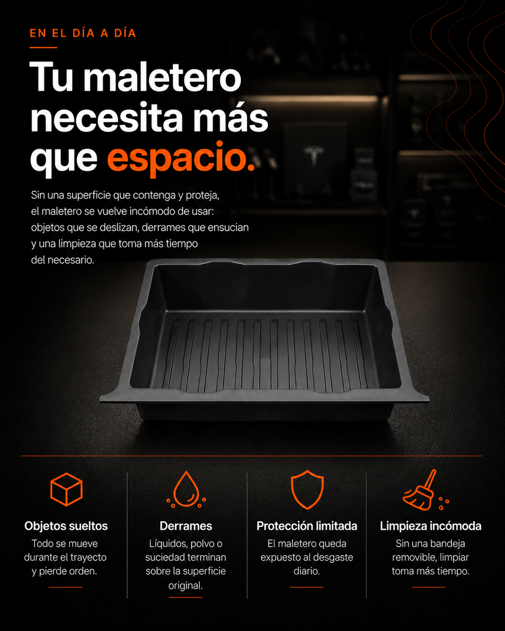 Organizador Deslizante Bajo el Asiento