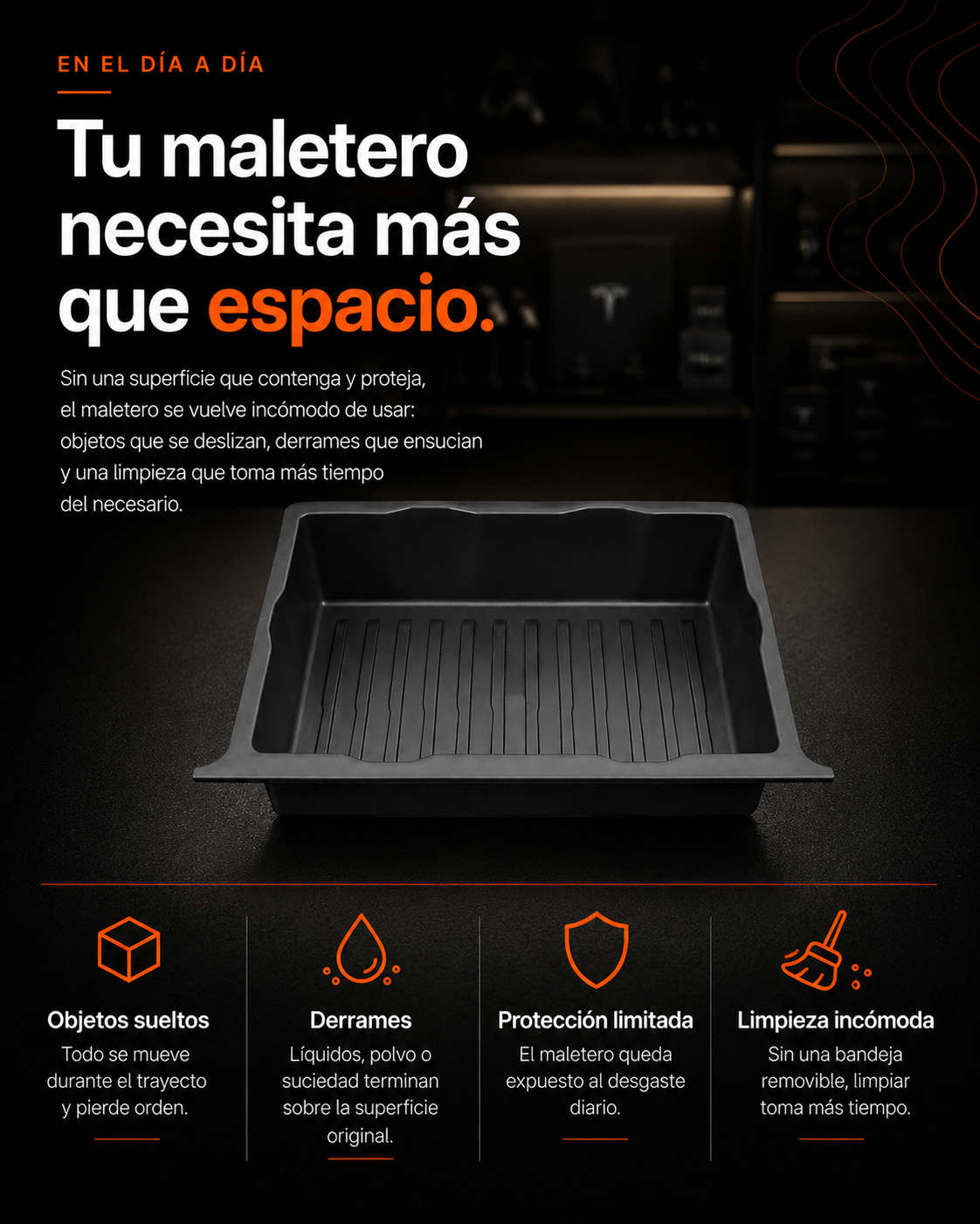 Organizador Deslizante Bajo el Asiento