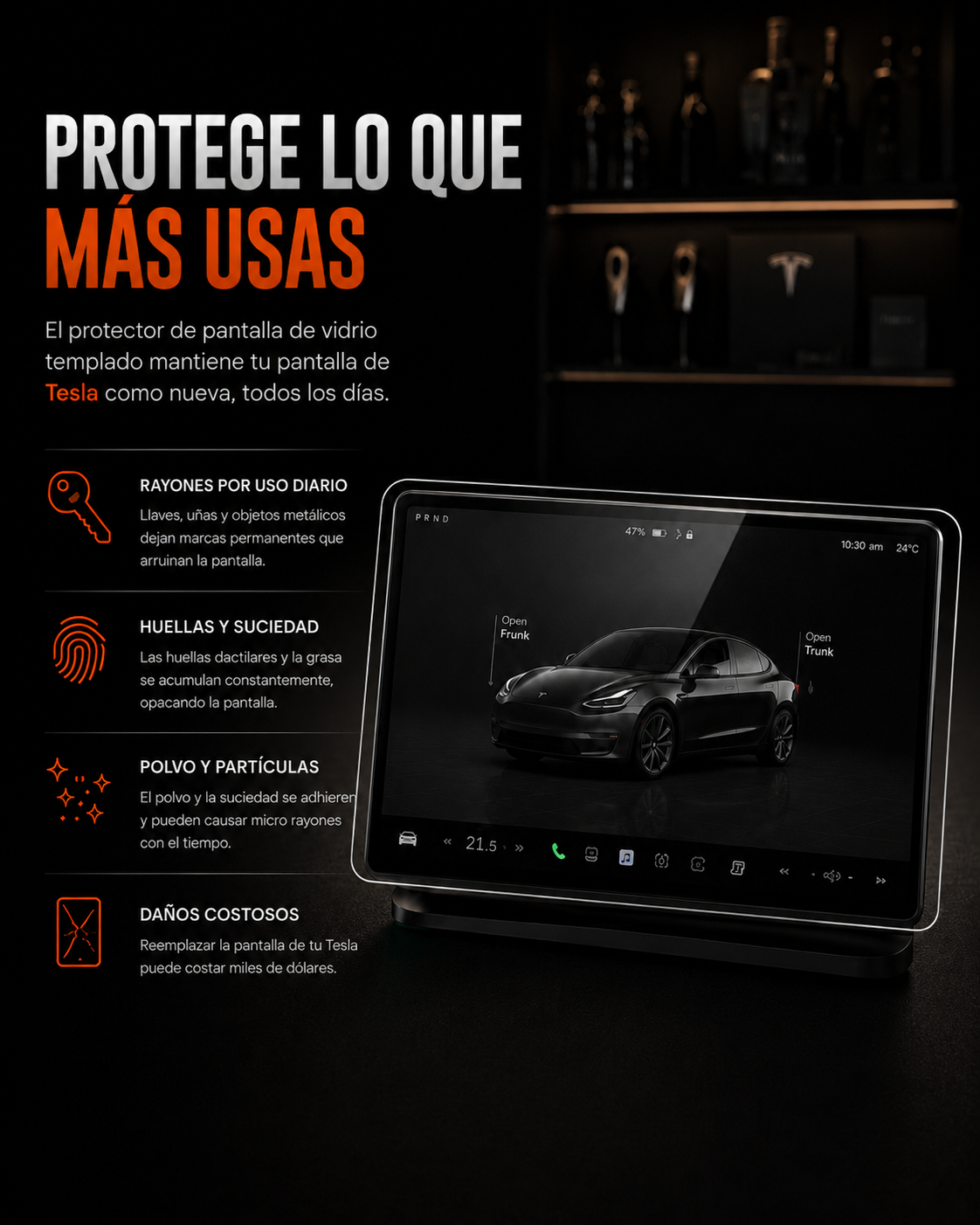 Protector de pantalla de vidrio templado