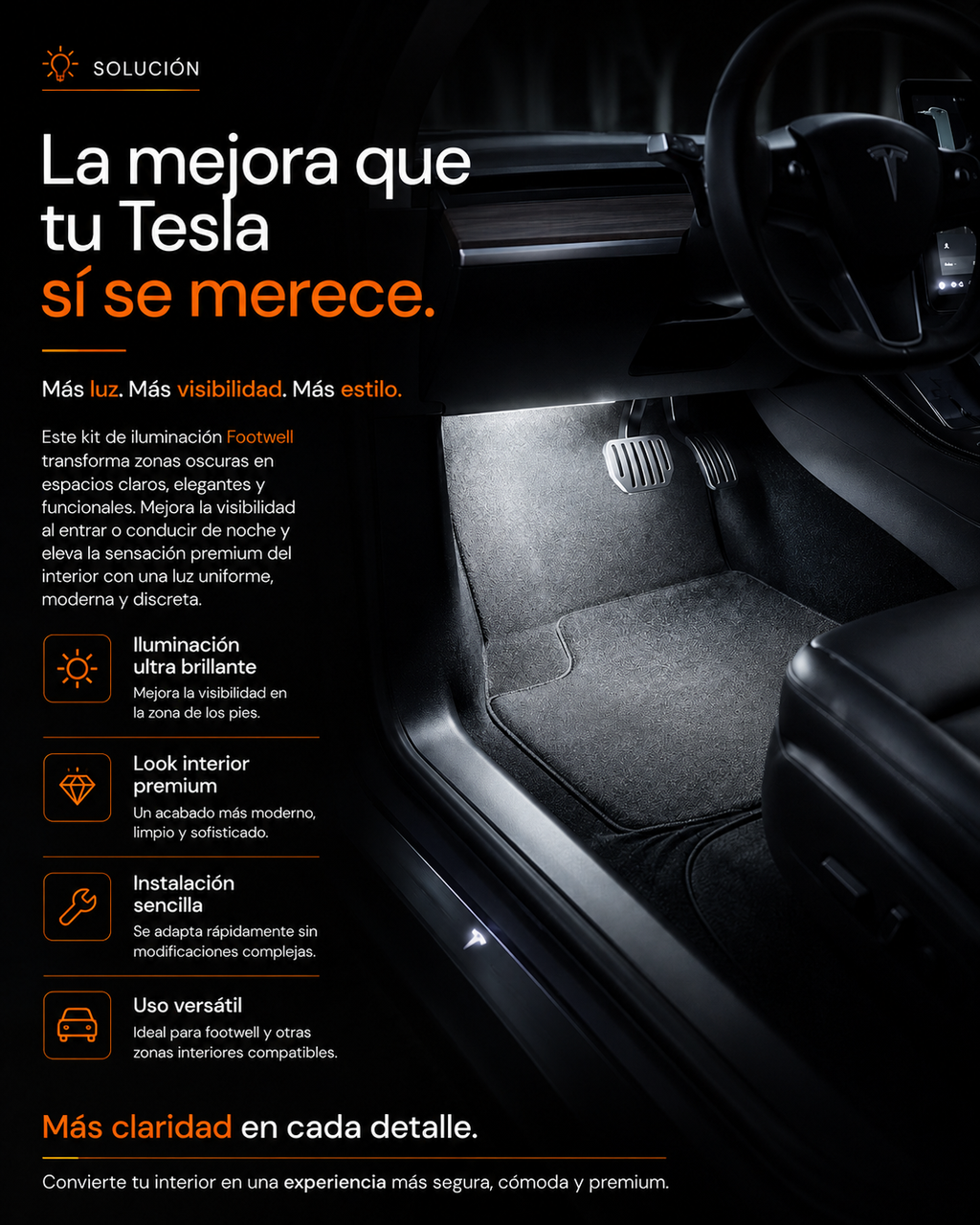 Kit De Iluminación Interior Footwell