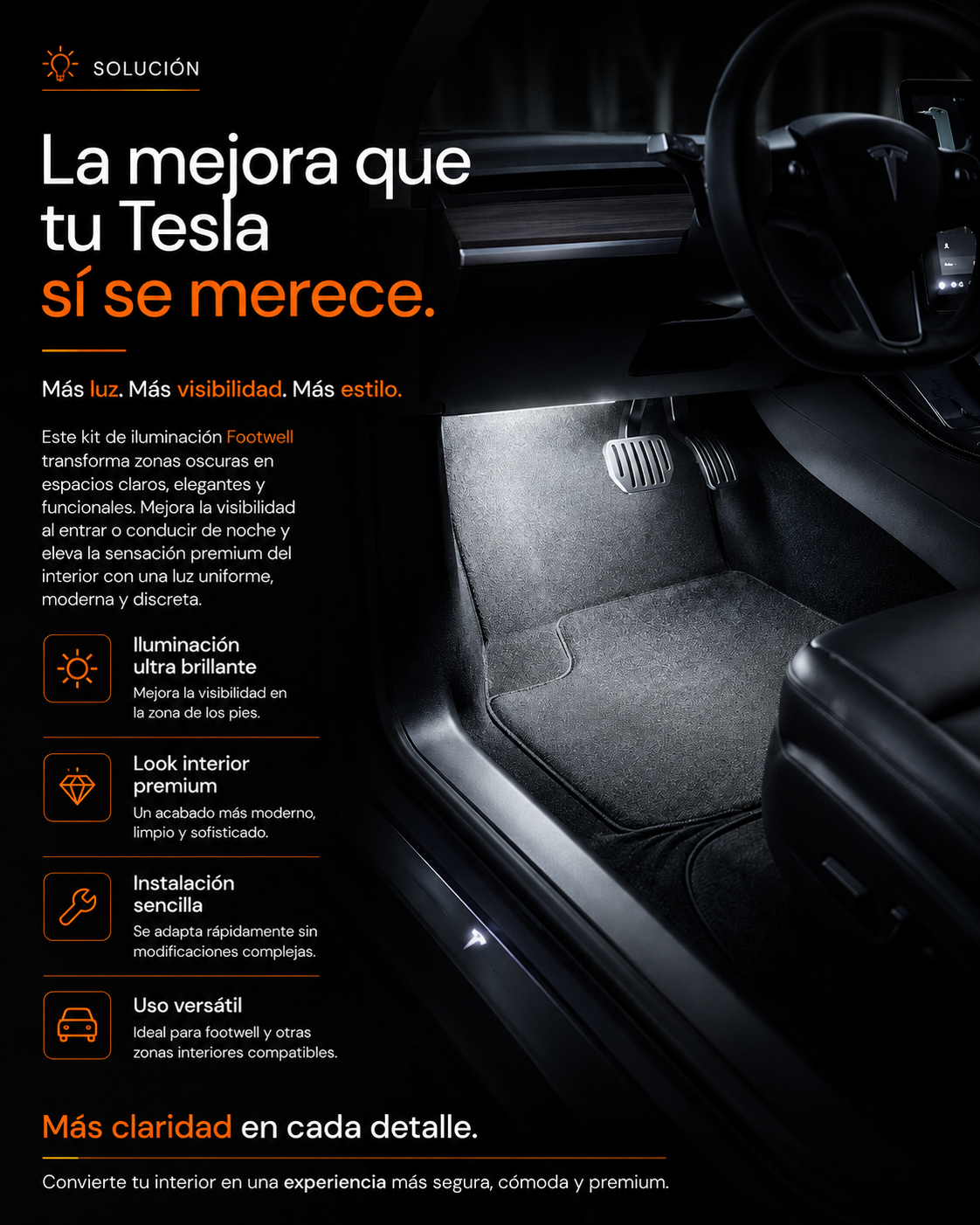 Kit De Iluminación Interior Footwell