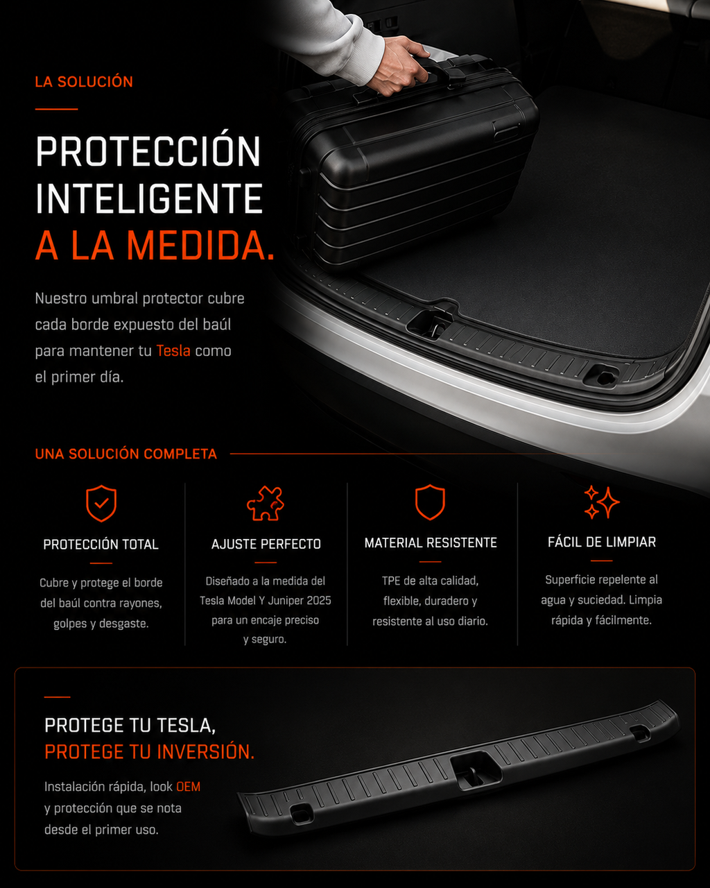 Protector De Borde De Baúl TPE