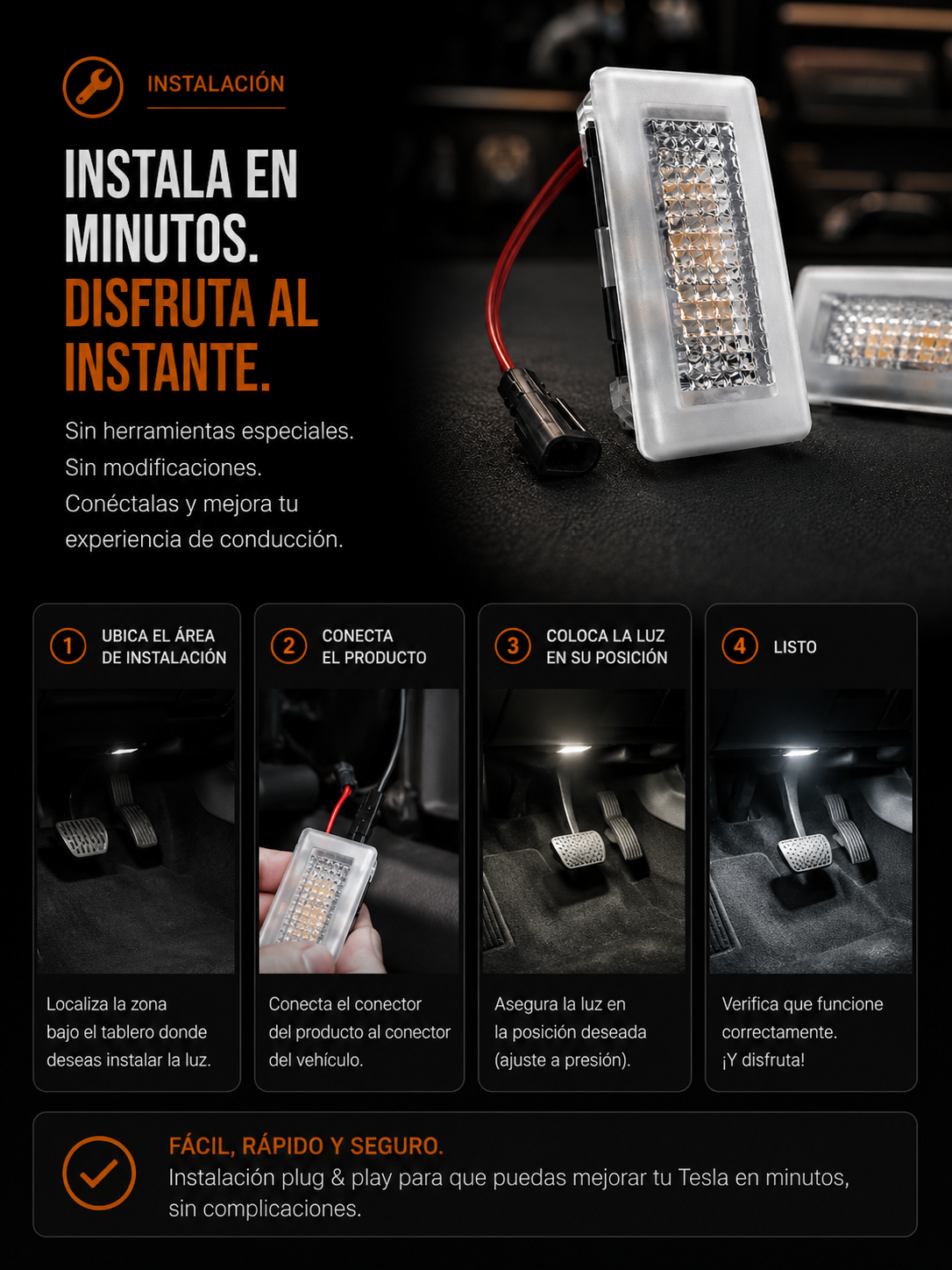 Kit De Iluminación Interior Footwell