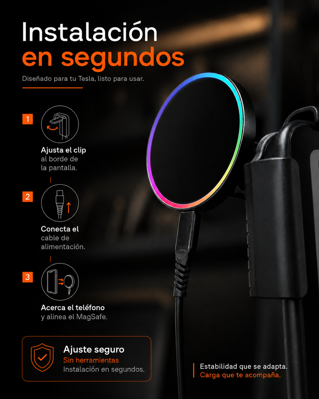 Soporte De Teléfono Con Cargador MagSafe