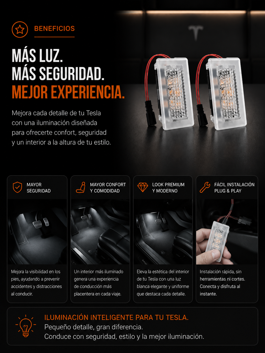 Kit De Iluminación Interior Footwell