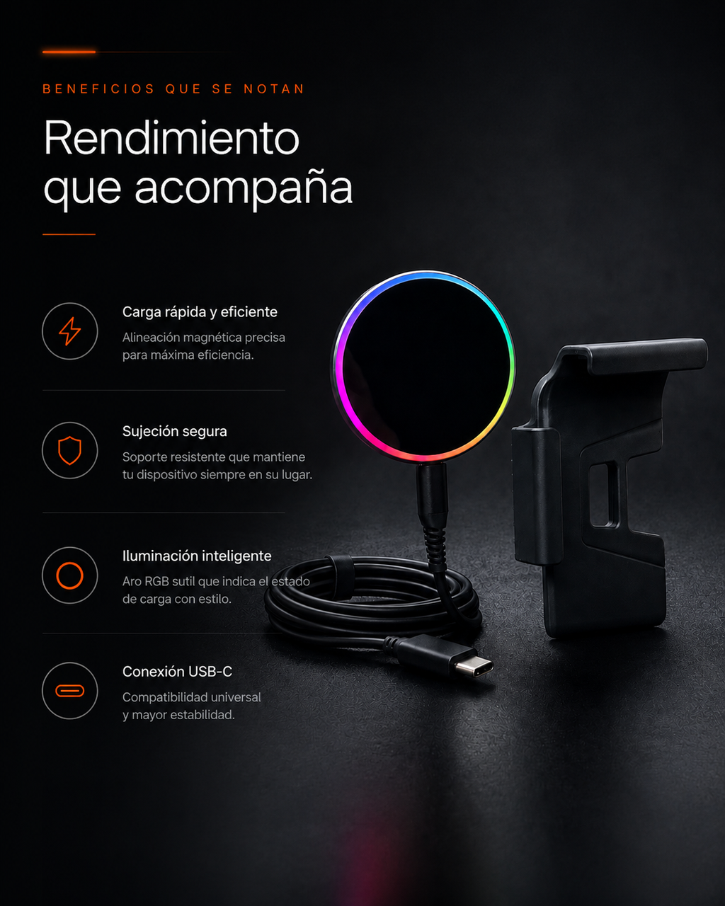Soporte De Teléfono Con Cargador MagSafe