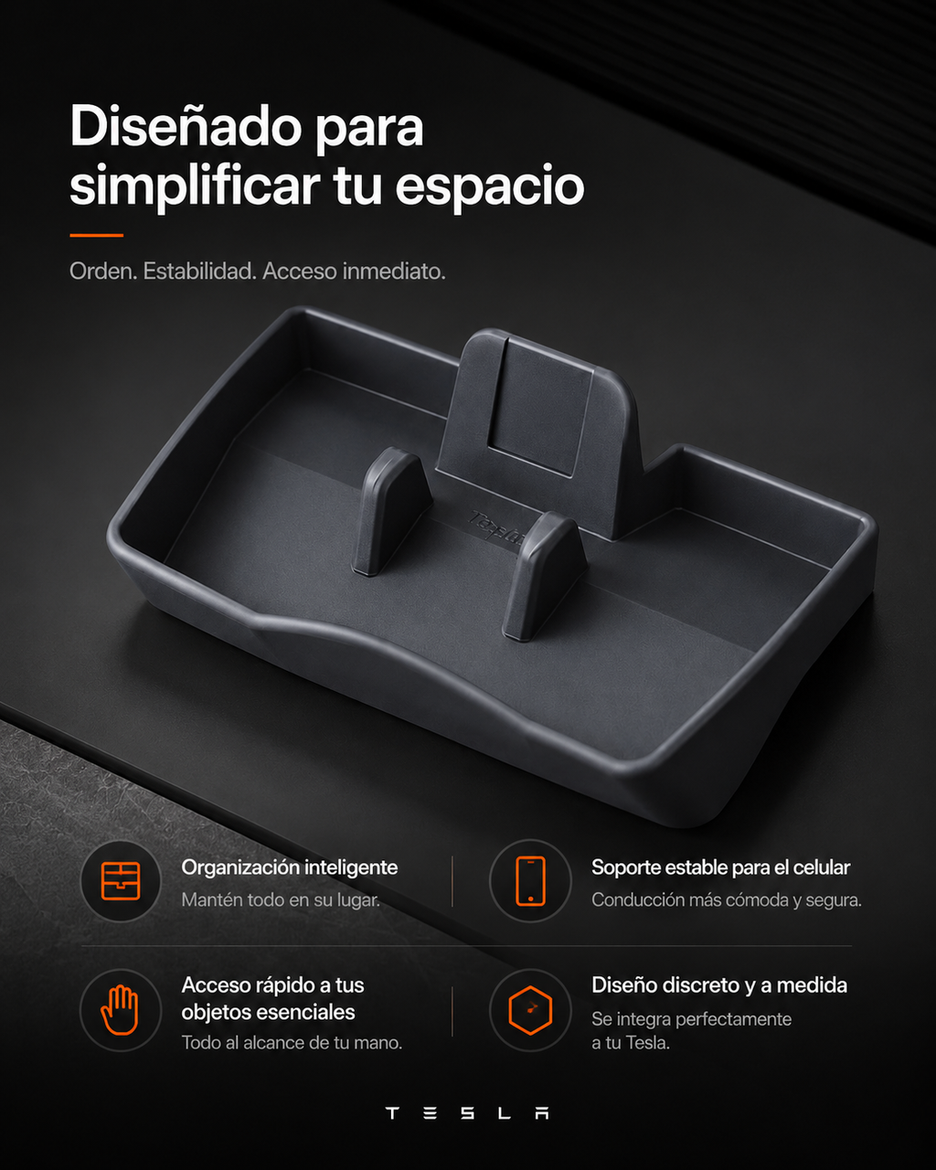 Soporte De Teléfono Con Almacenamiento