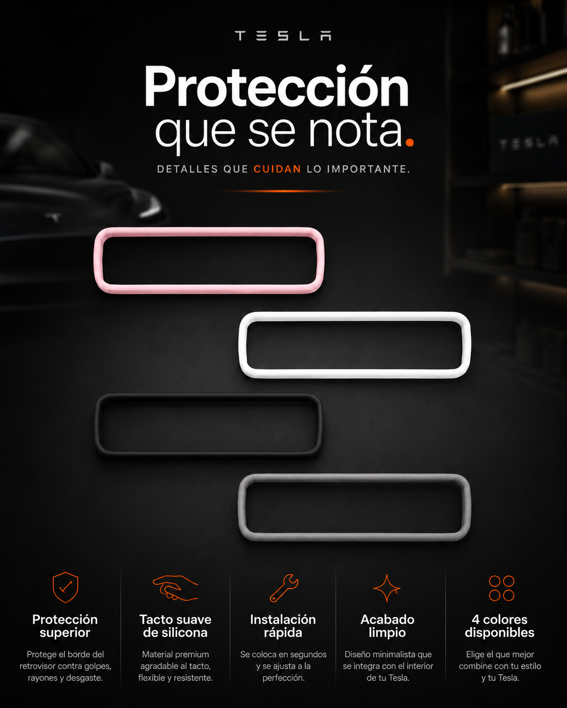 Set x3 Protectores para Retrovisor