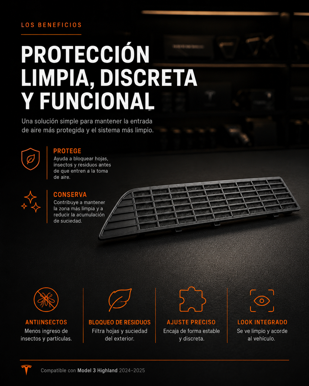 Cubierta Protectora Antibloqueo para Entrada de Aire