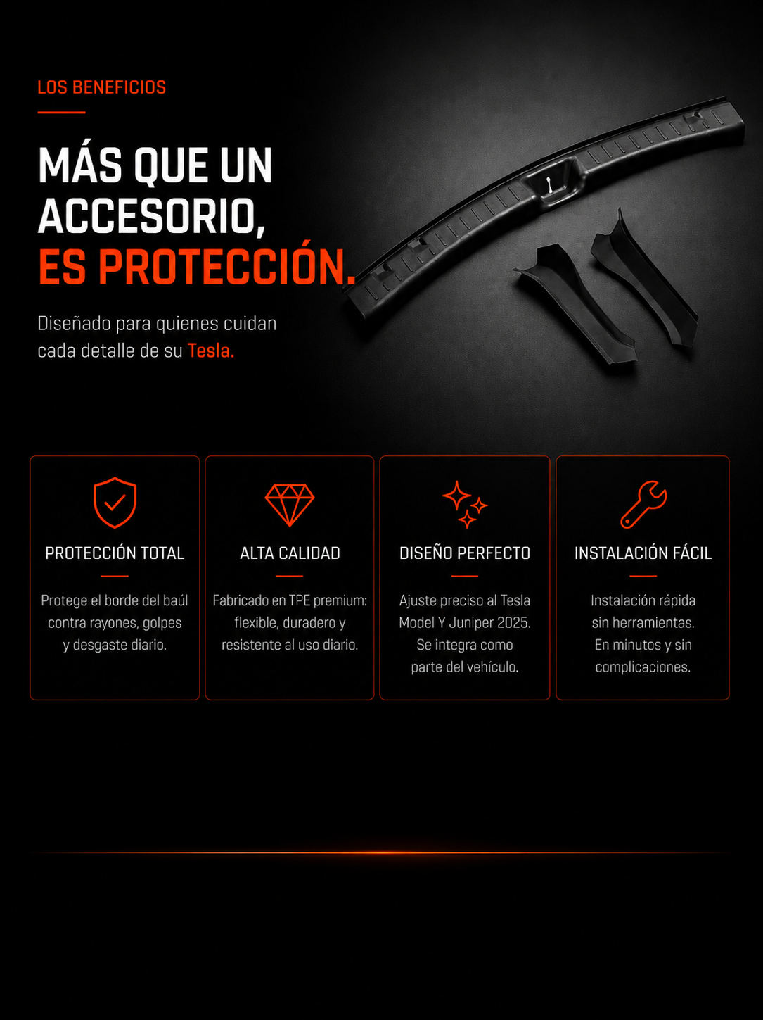 Protector De Borde De Baúl TPE