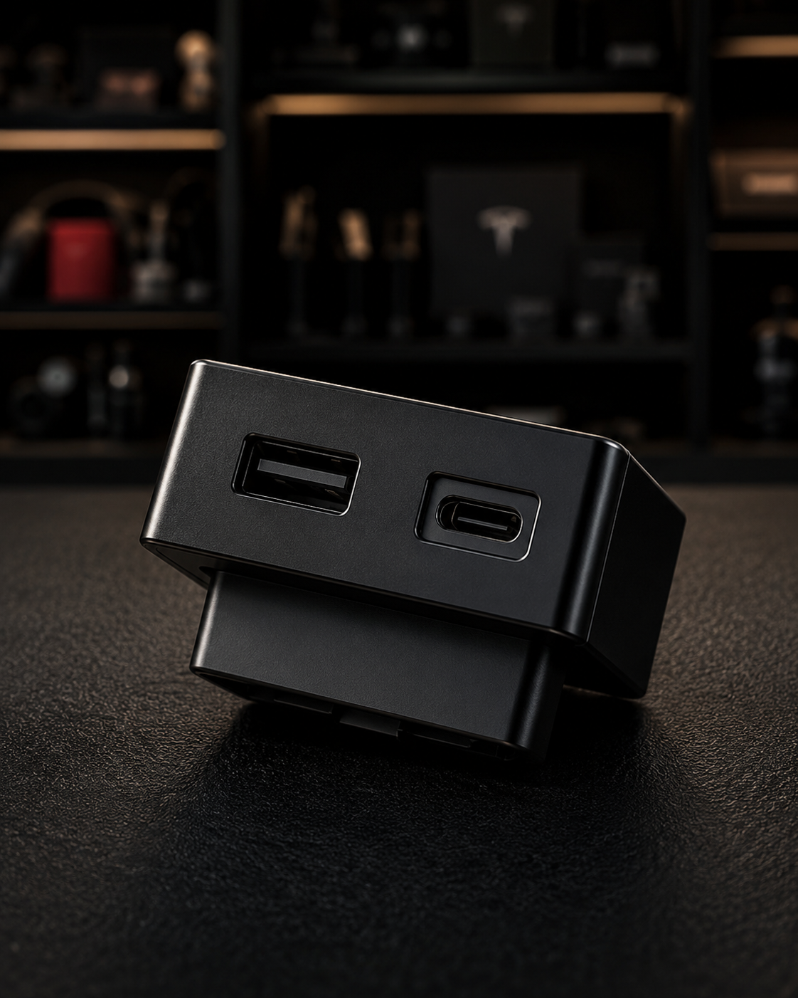 Adaptador De Carga Rápida Para Celular Con OBD2 Splitter