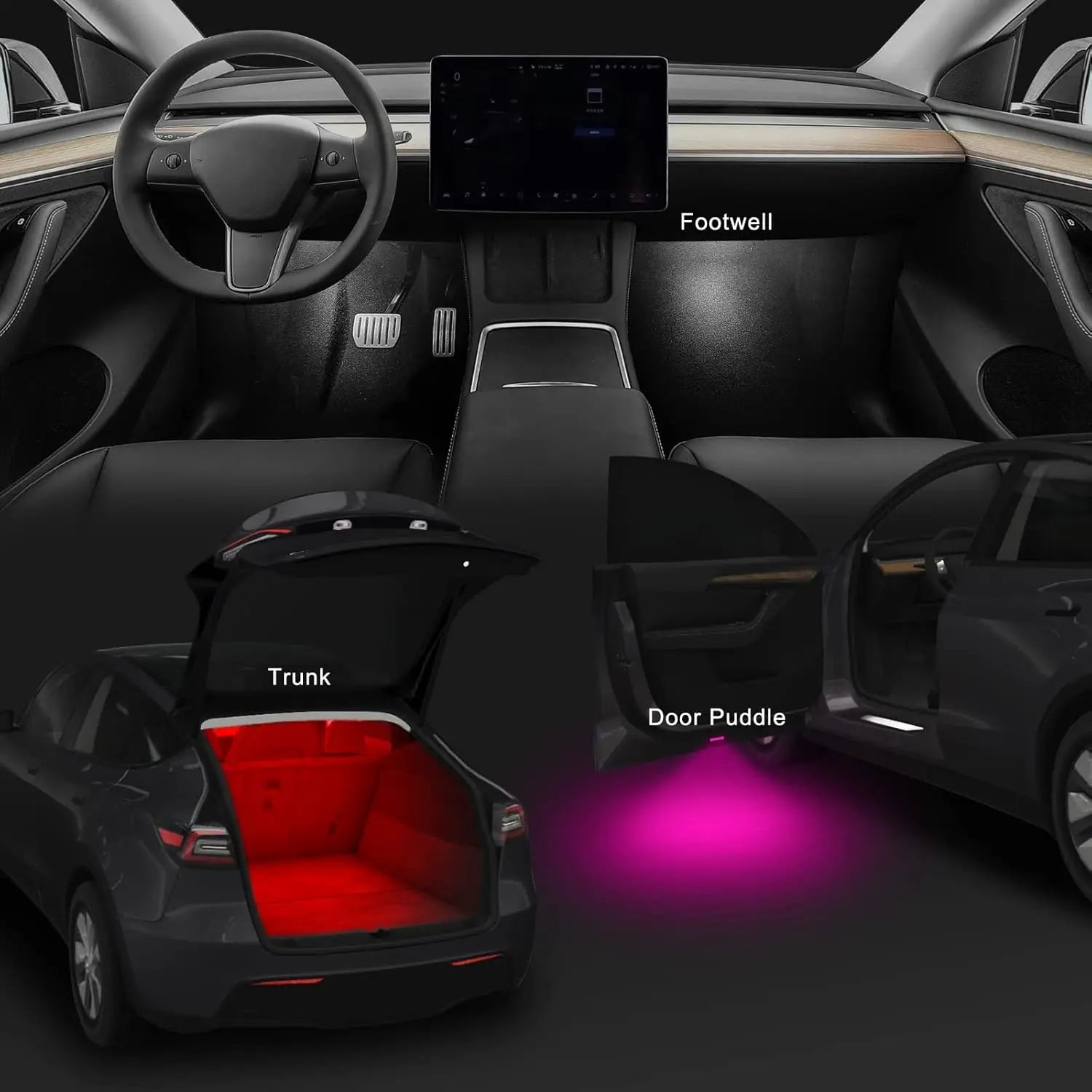 Kit De Iluminación Interior Footwell