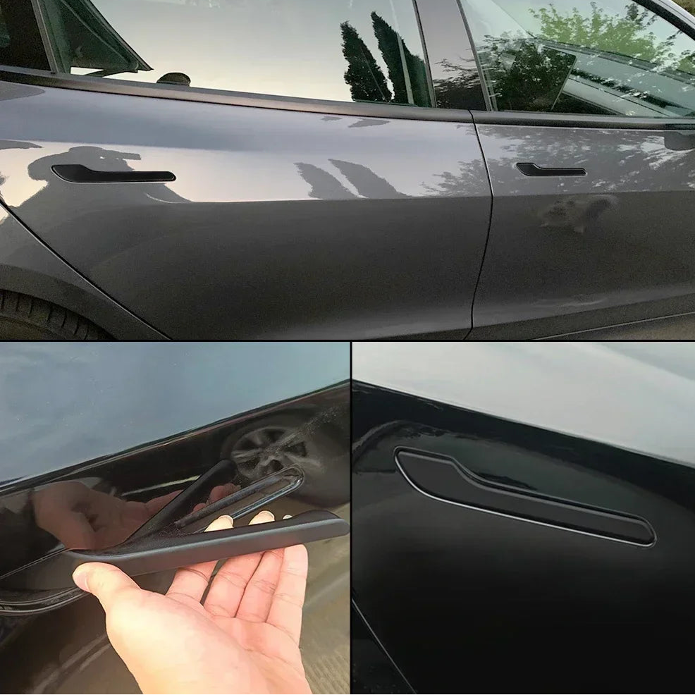 Protector Manija Blanco/Rojo/Negro/Fibra De Carbono