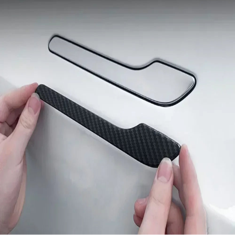 Protector Manija Blanco/Rojo/Negro/Fibra De Carbono