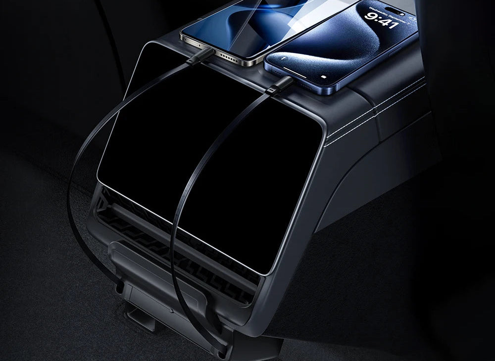 Cargador Con Cables Retractiles Para Puestos Traseros