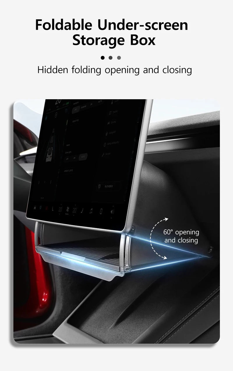 Organizador Oculto Bajo Pantalla