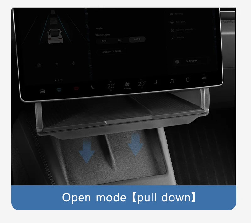 Organizador Oculto Bajo Pantalla