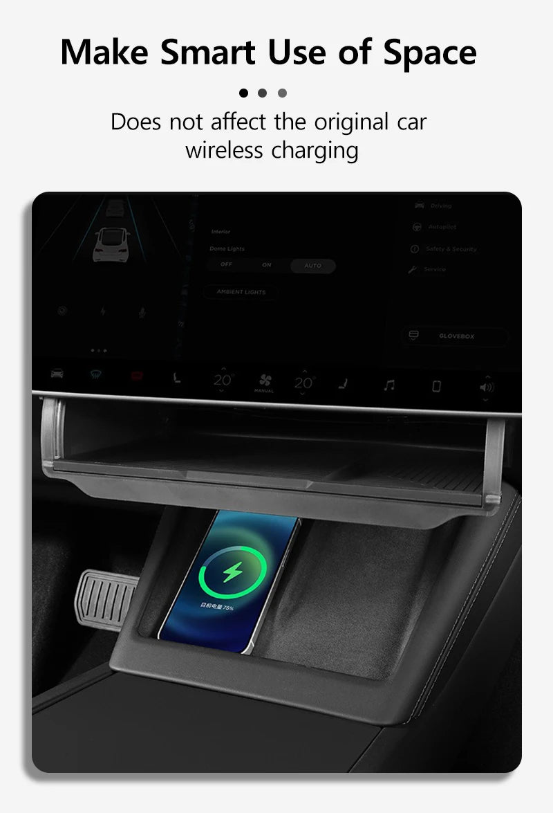 Organizador Oculto Bajo Pantalla