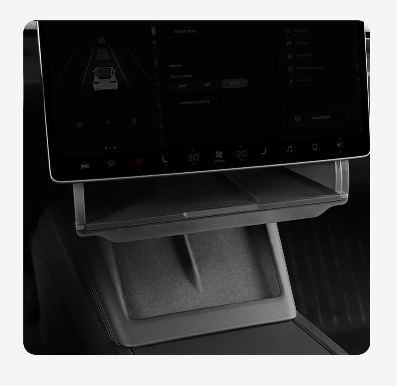 Organizador Oculto Bajo Pantalla