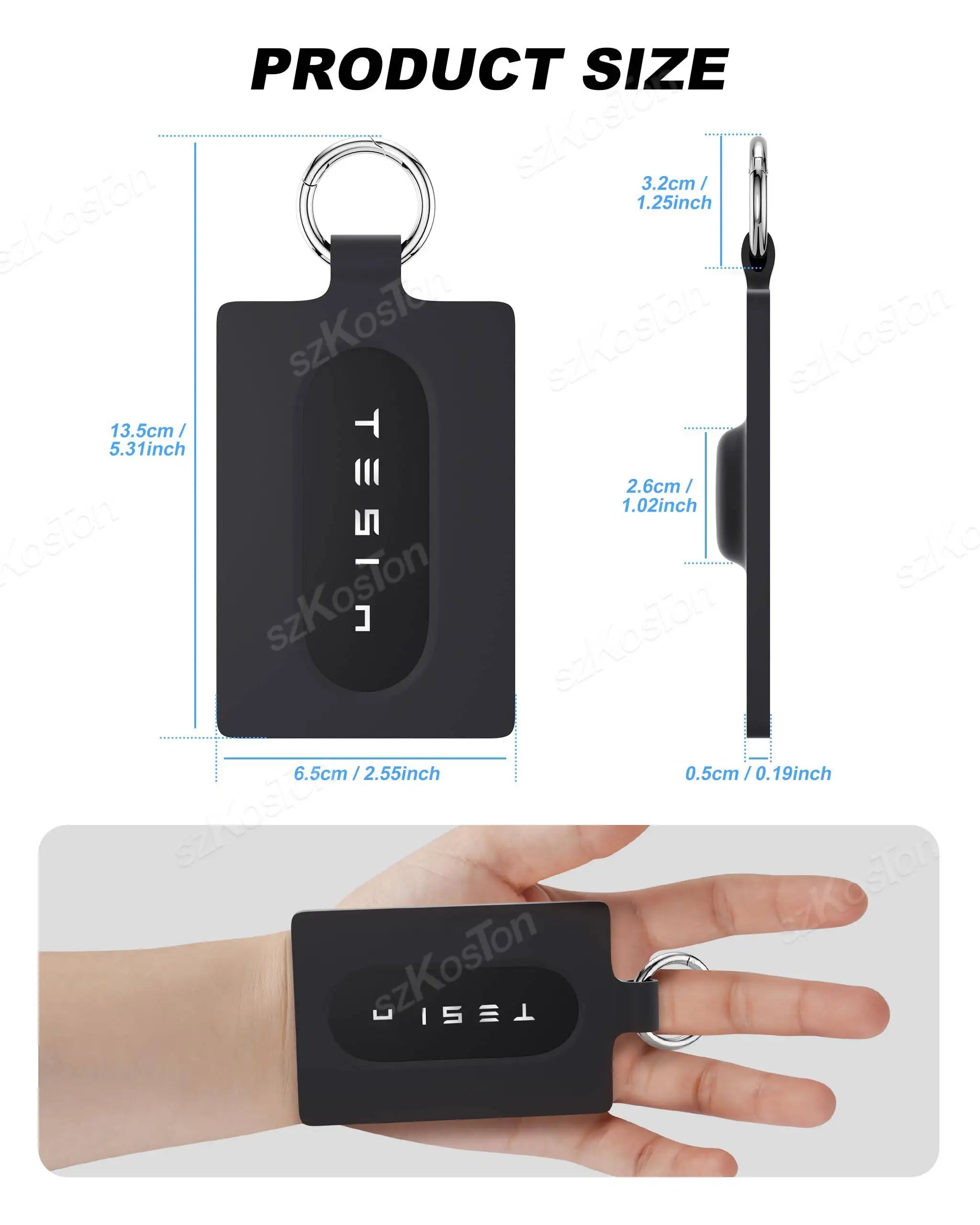 Funda para tarjeta Tesla - Compatible AirTag