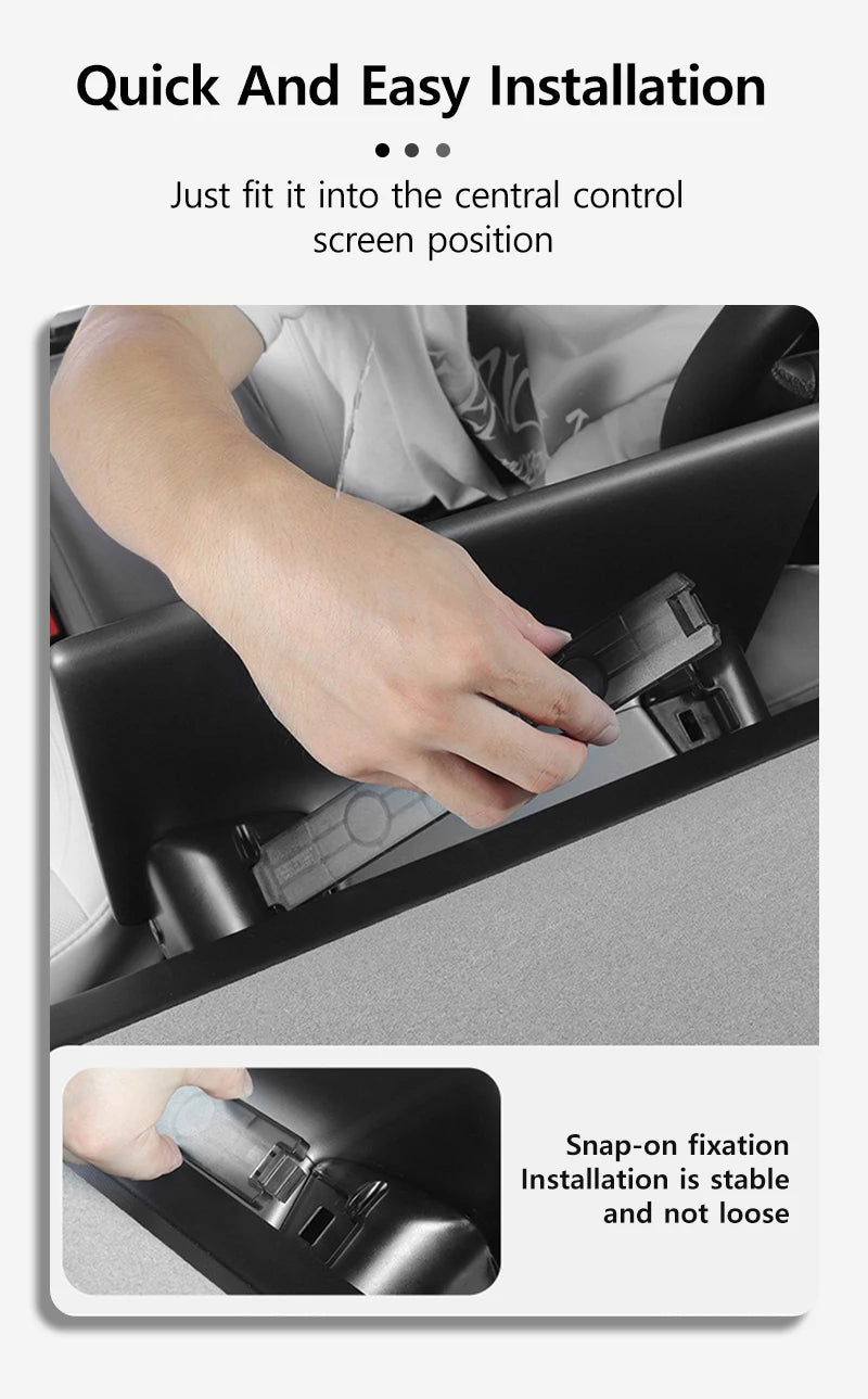 Organizador Oculto Bajo Pantalla