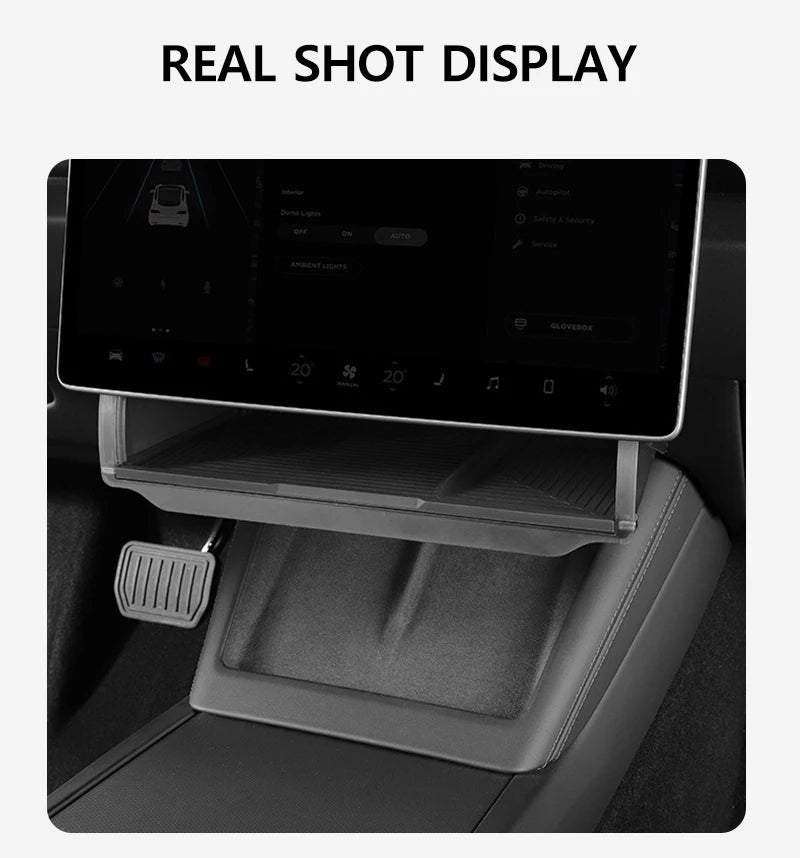 Organizador Oculto Bajo Pantalla