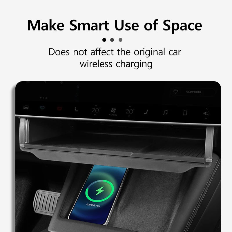 Organizador Oculto Bajo Pantalla