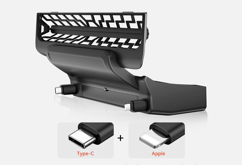 Cargador Con Cables Retractiles Para Puestos Traseros