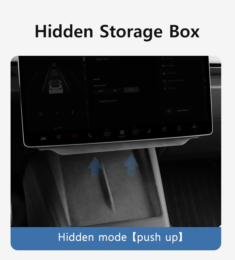 Organizador Oculto Bajo Pantalla